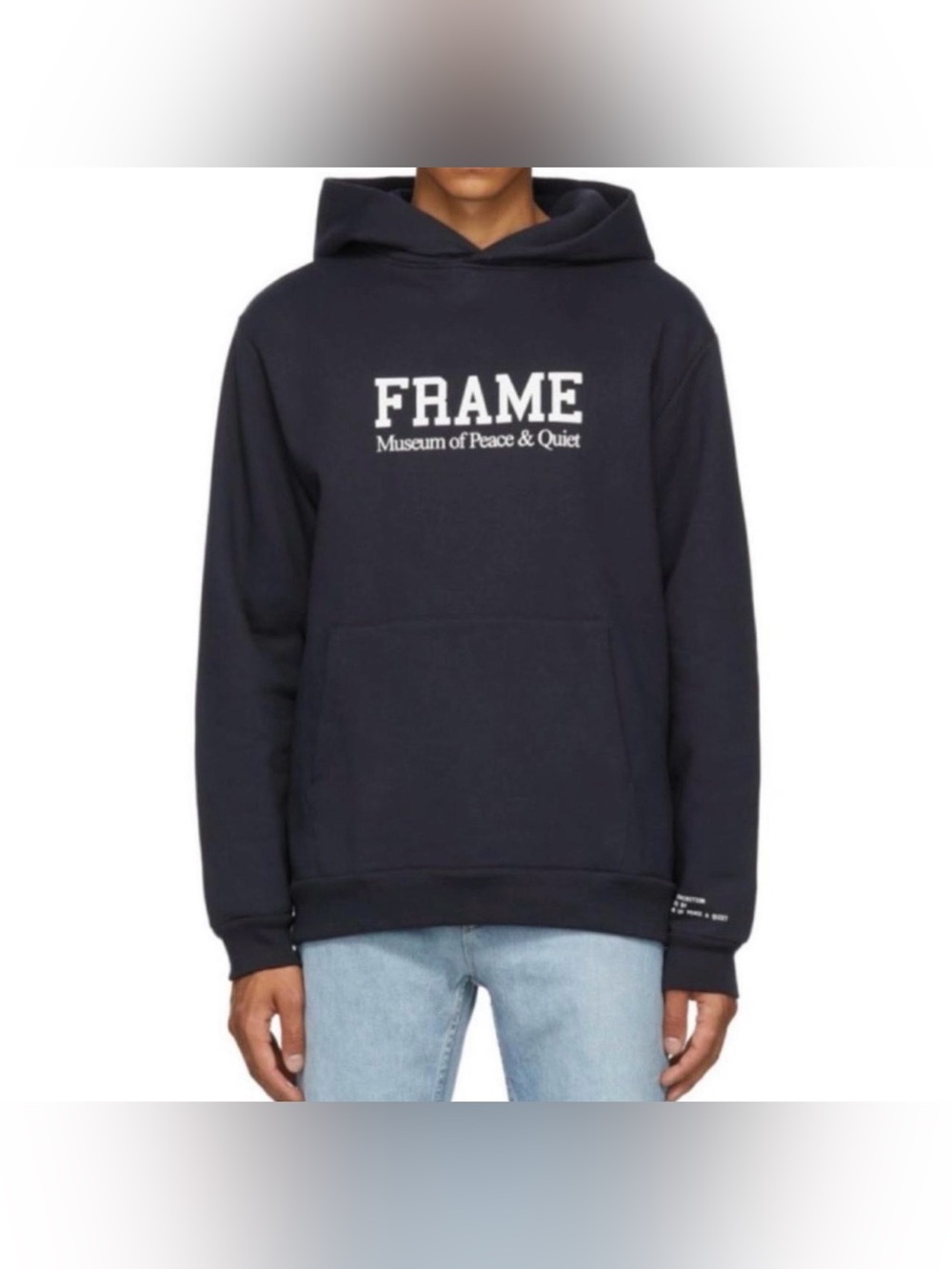 Frame Denim x Museum of Peace Hoodie Sz M